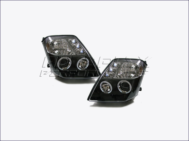 Faros Angel Eyes + LED Citroen C2