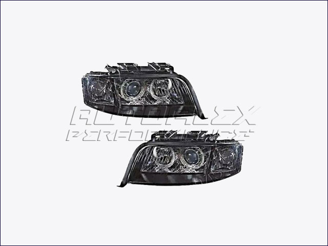 Faros Angel Eyes + Xenon Audi A6