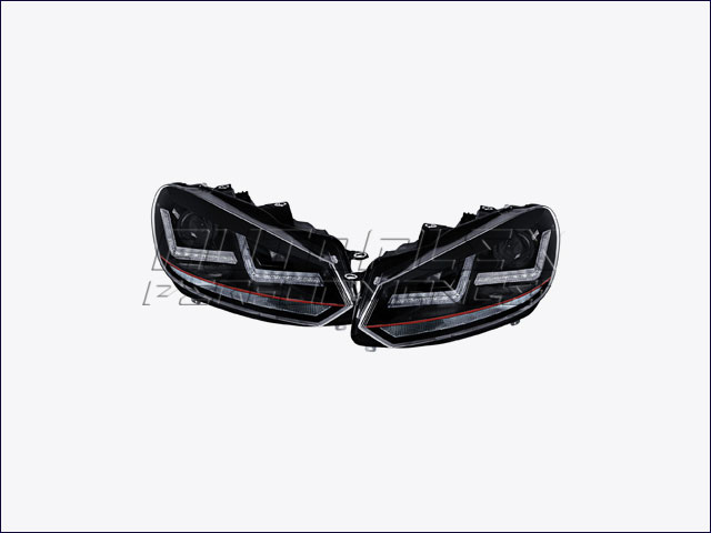 Faros Xénon + LED VW Golf VI