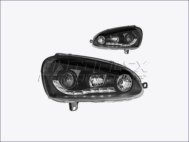 Faros LED VW Golf V + Jetta