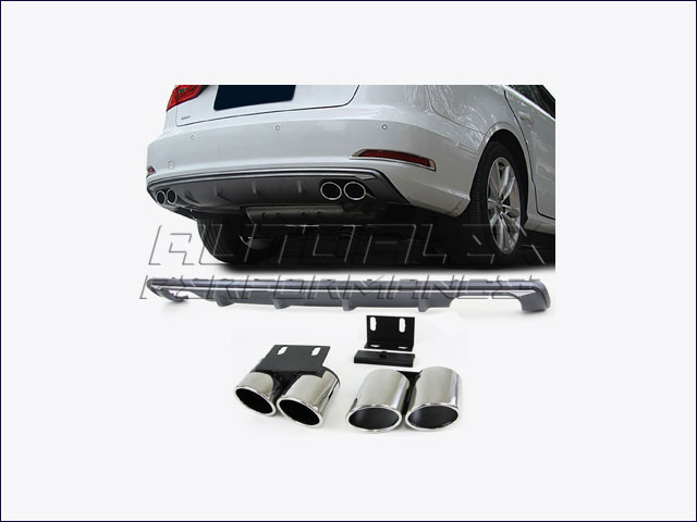 Colas Escape + Difusor Audi A3 8V