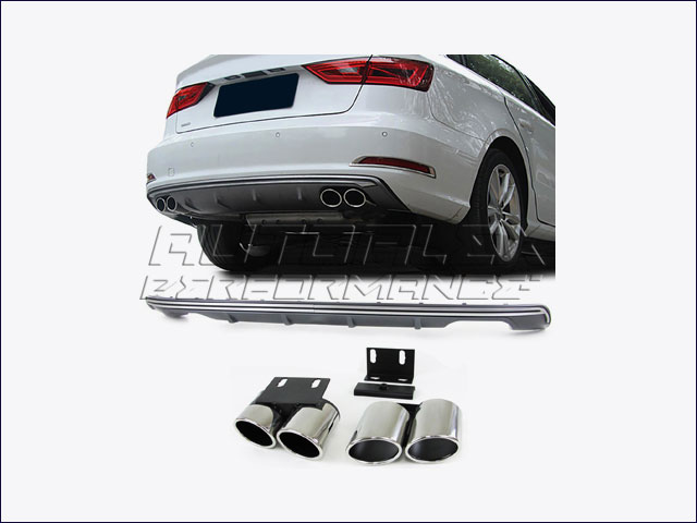 Colas Escape + Difusor Audi A3 8V