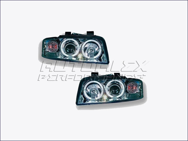 Faros Angel Eyes Delante Audi A4
