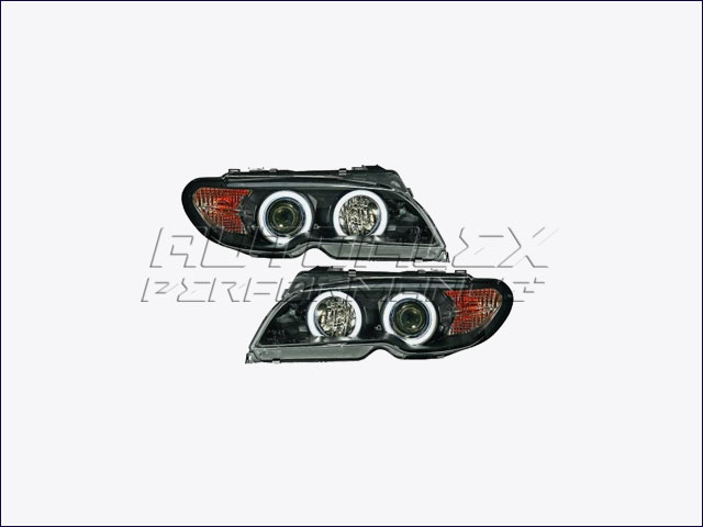 Faros LED + Xenon Delante BMW E46
