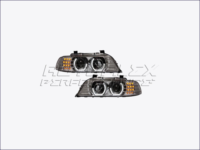 Faros Angel Eyes + LED BMW E39