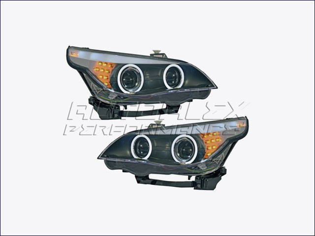 Faros Angel Eyes + Xenon BMW E60 + E61