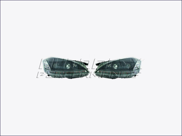 Faros LED + Xenon Delante MB S W221
