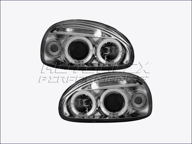 Faros Angel Eyes Delante Opel Corsa B