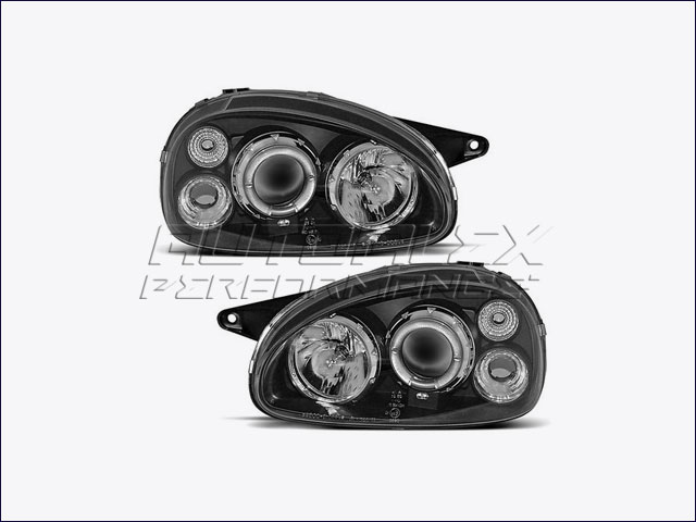Faros Angel Eyes Delante Opel Corsa B