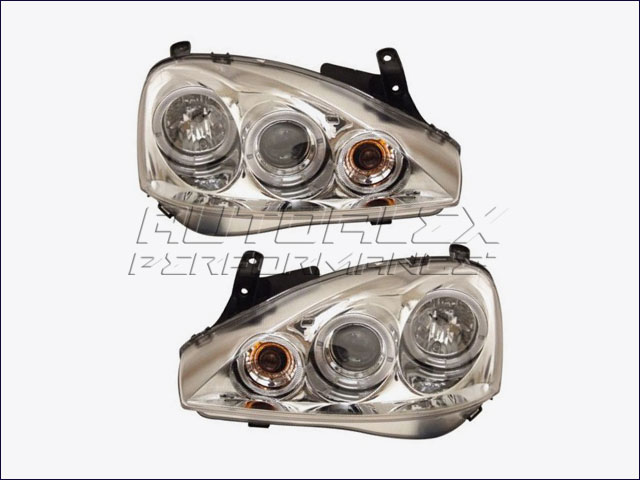 Faros Angel Eyes Delante Opel Corsa C