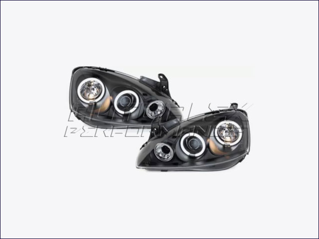 Faros Angel Eyes Delante Opel Corsa C