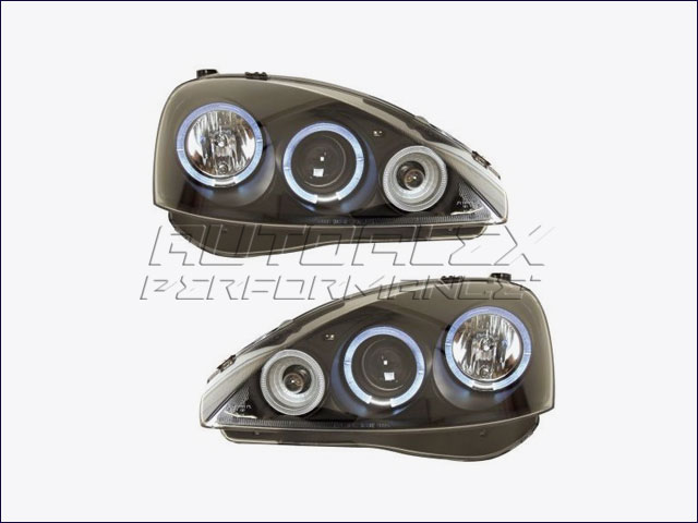 Faros Angel Eyes Delante Opel Corsa C