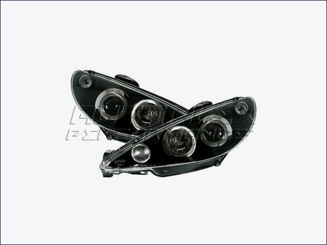 Faros Delante Angel Eyes Peugeot 206
