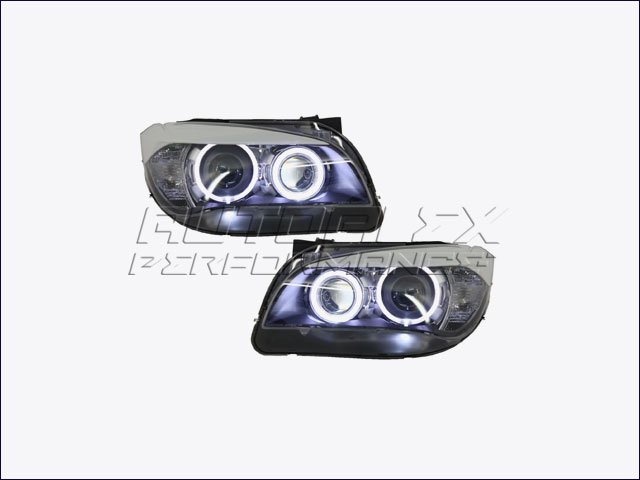 Faros Angel Eyes + LED BMW X1 E84