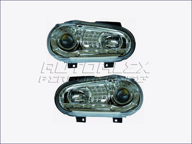 Faros LED Delante VW Golf IV