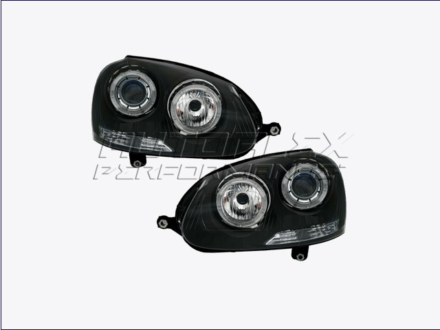 Faros Angel Eyes VW Golf V + Jetta