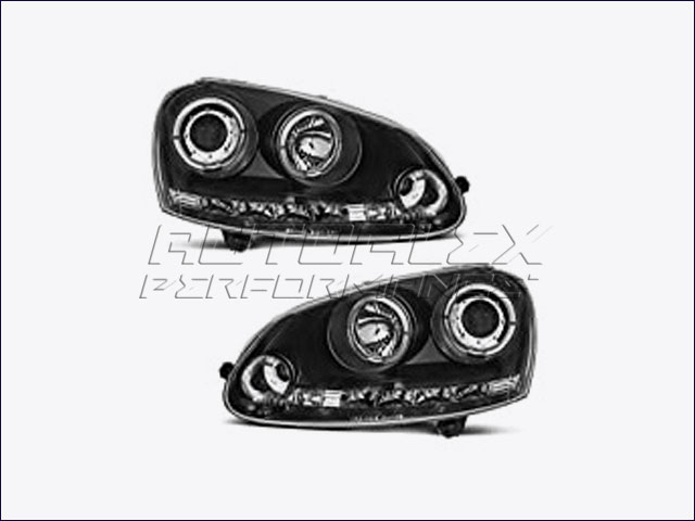 Faros Angel Eyes VW Golf V + Jetta